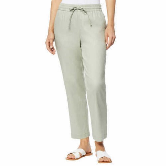 NEW!!! 32 DEGREES Ladies' Stretch Linen Blend Pant - Picture 1 of 4